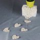 thumbnail image 2 of Campana de viento atrapasueños, ratán de madera tejido a mano en forma de corazón W, 2 of 4