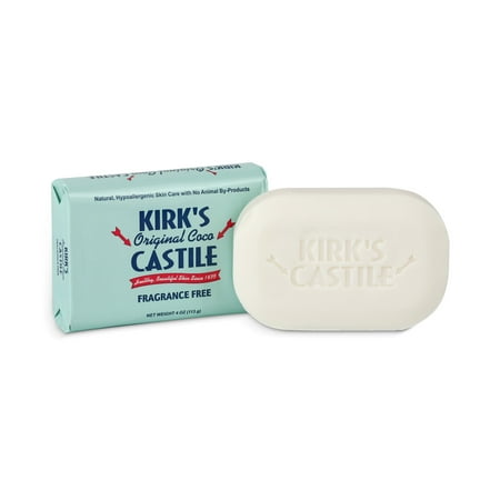 Kirk?s Fragrance Free Original Coco Castile Bar Soap 4 oz.