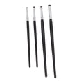 thumbnail image 2 of Kit de 4 pinceles para sombra de ojos, delineador de ojos, suave, mango cómodo, detalle de pelo, 2 of 14