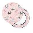 thumbnail image 2 of Balery Cute Cartoon Panda Fundas de asiento para taburete de bar redondo de tela de terciopelo ajustables que protegen de arañazos y manchas para sillas de 14 a 17 pulgadas.-12 inch, 2 of 7