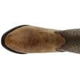 thumbnail image 6 of Ferrini Western Boots Men Exotic Kangaroo Dark Antique Saddle 10811-15, 6 of 7