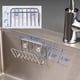 thumbnail image 4 of Toplife Soporte De Esponja Para Fregadero De Cocina Soporte De Esponja Con Ventosa De Acero Inoxidable - Plata, 4 of 7