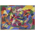 thumbnail image 3 of Adolf Hölzel 18x14 Black Modern Framed Museum Art Print Titled - Abstract Composition, Landscape Format, 3 of 5