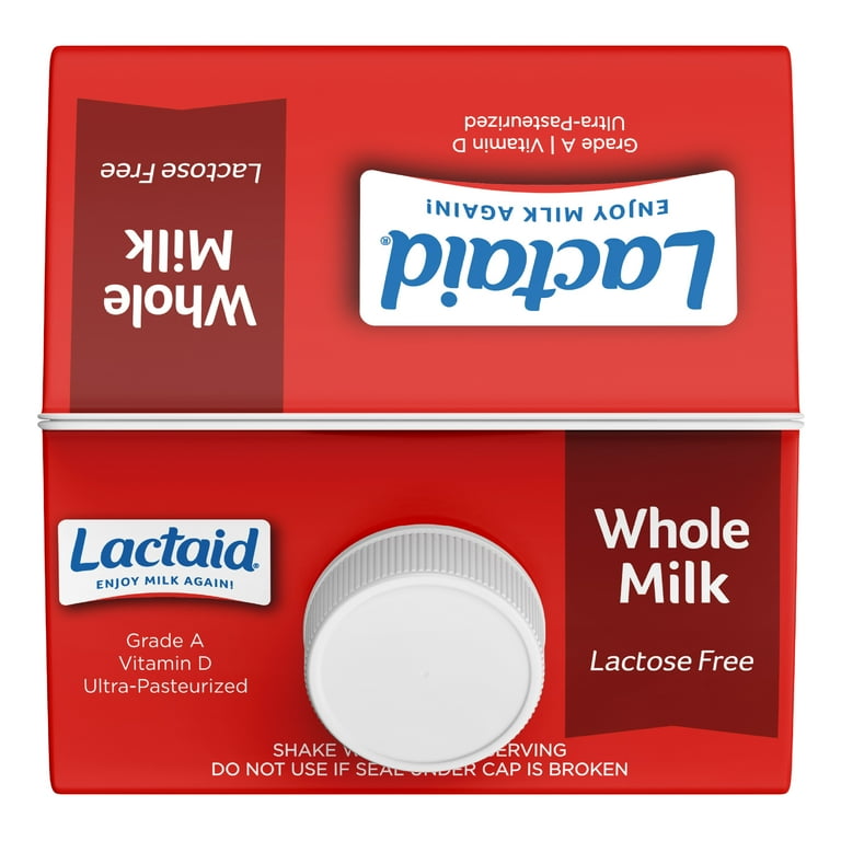 Lactaid, Whole Milk, 64 oz, Dairy, Gluten Free, Ultra-pasteurized