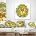 thumbnail image 5 of Designart 12" x 20" Gold Polyester Throw Pillow, 5 of 5