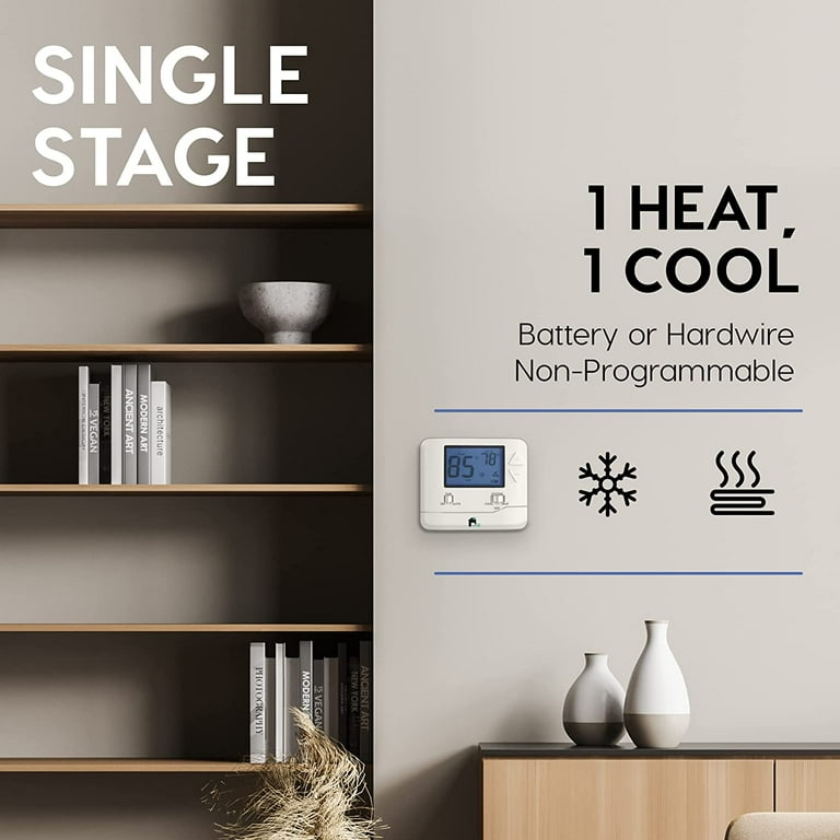 King Digital Room Thermostat BATTERY