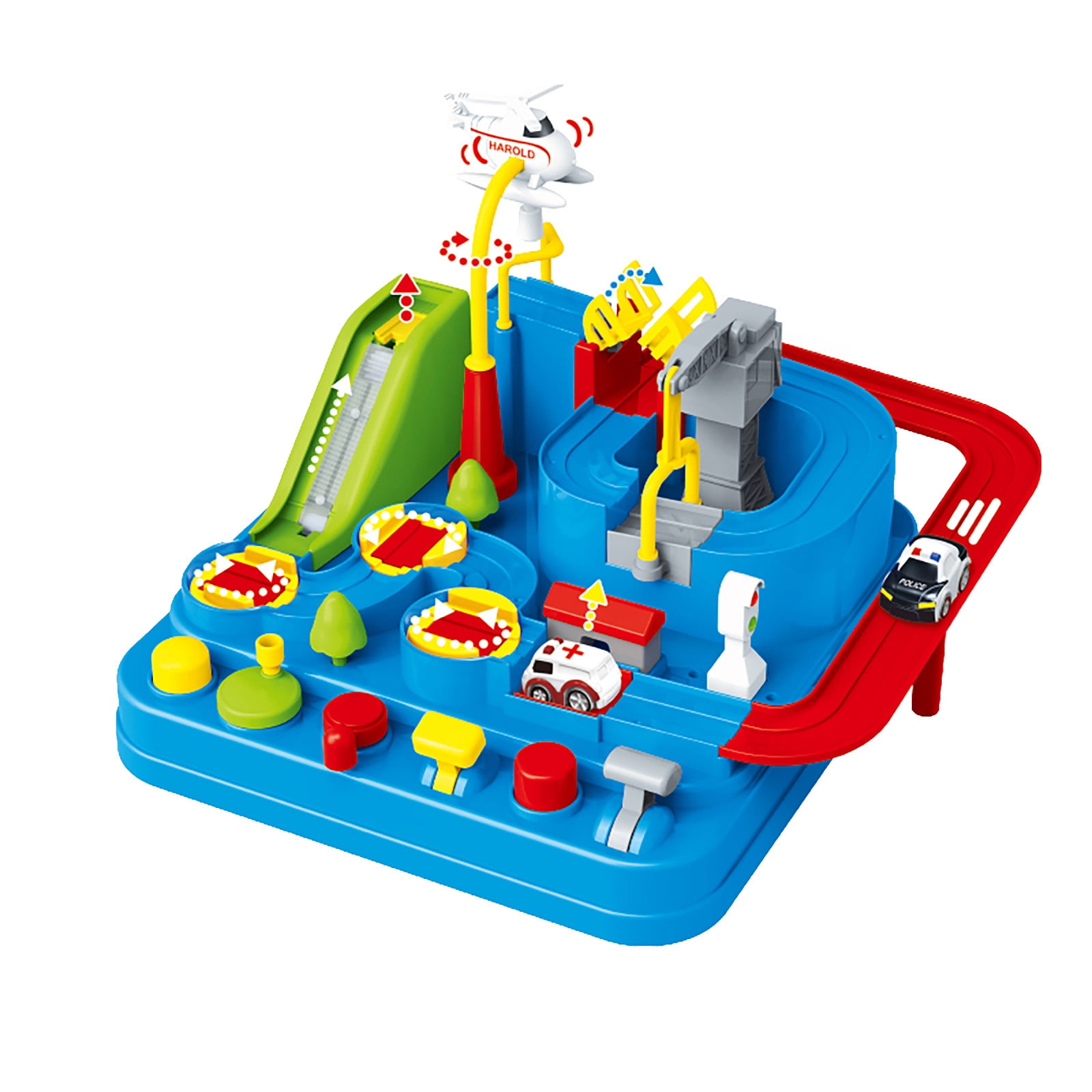 Guvpev Race Tracks Car Adventure Toys For 38 Year Old Boys Girls, City