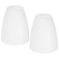 thumbnail image 5 of HERFIER 2pcs Lamp Shade Replacement Lamp Shade Plastic Lamp Shade Cover Bedroom Lampshade 4.52x3.93x3.93in, 5 of 9
