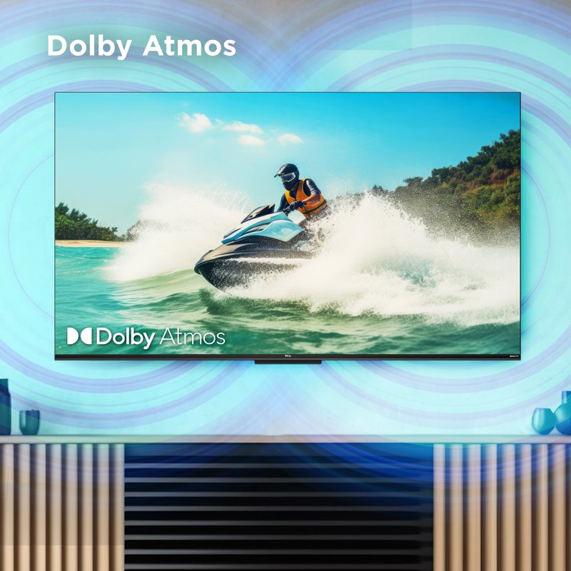 TCL 85” Class S4 (85S410R) 4K UHD HDR LED Smart TV with Roku TV display and camera view