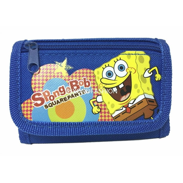 Licensed - Spongebob Tri-fold Canvas Wallet - Walmart.com - Walmart.com