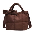 thumbnail image 1 of Bolso Hobo Algodón para Mujer Bolso Tipo Cartera Que Combina Con Bolso Compras (café), 1 of 9