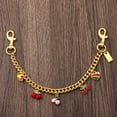 thumbnail image 2 of YANONELRY Cherry Strawberry Bag Charm Chain - Sweet Summer Fruits Wallet Chain Purse Pendant - for Women Valentine's Day Gifts Jewelry, 2 of 7