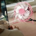 thumbnail image 4 of PPLoney Cats Ear Desktop Fan - Powerful USB Rechargeable Quiet Bladeless Fan for Home & Office - Ideal for Summer Use, 4 of 6