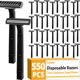 thumbnail image 1 of Maquinillas de afeitar desechables CXYARY 550 piezas de doble hoja con tapa de seguridad, 1 of 6