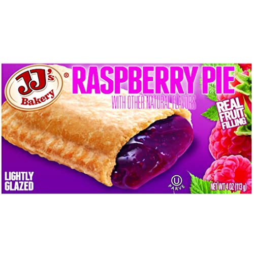 JJ's Bakery Lightly Glazed Snack Pies, NutFree Facility, Kosher Parve