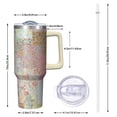 thumbnail image 2 of OBREWU Pioneer Flower Tumbler with Handle and Lid,40oz Pioneer Flower Double Wall Vacuum Insulated Tumbler,Pioneer Flower Cups Gift for Women and Men, 2 of 7