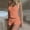 Orange, variant on Aobny Women's Pajama Sets Valentine's 2 Piece Jammies Sets Brown Halter Sleeveless Wide-Leg Shorts Christmas Outfits,XL