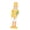 Yellow, variant on Dualoai Easter Bunny Nutcracker Figurine 12" Animal Sculpture for Spring Indoor Desk Yellow