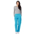 thumbnail image 4 of Adar Universal Scrubs For Women - Tapered Cargo Scrub Pants - 506 - Turquoise - XL, 4 of 7