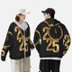 thumbnail image 4 of Fotbe 2025 Happy New Year Chaqueta con Protección Solar UPF 50+ para Hombre y Mujer, Camisa con Capucha y Bolsillos-Small, 4 of 7