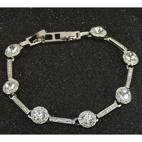 Lot of 88 Pieces of Women's Sparkling Crystal Bracelet