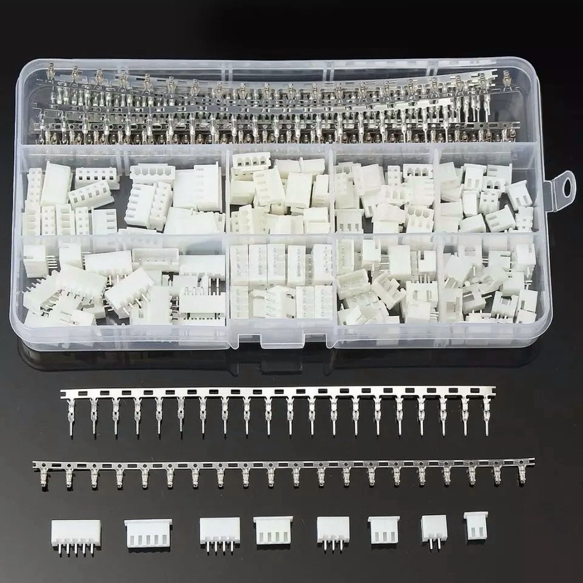 CIRCLE- 560Pcs 2-5Pin Jst-Xh 2.54Mm Wire Male Female Housing Connector Bare Terminal Kit