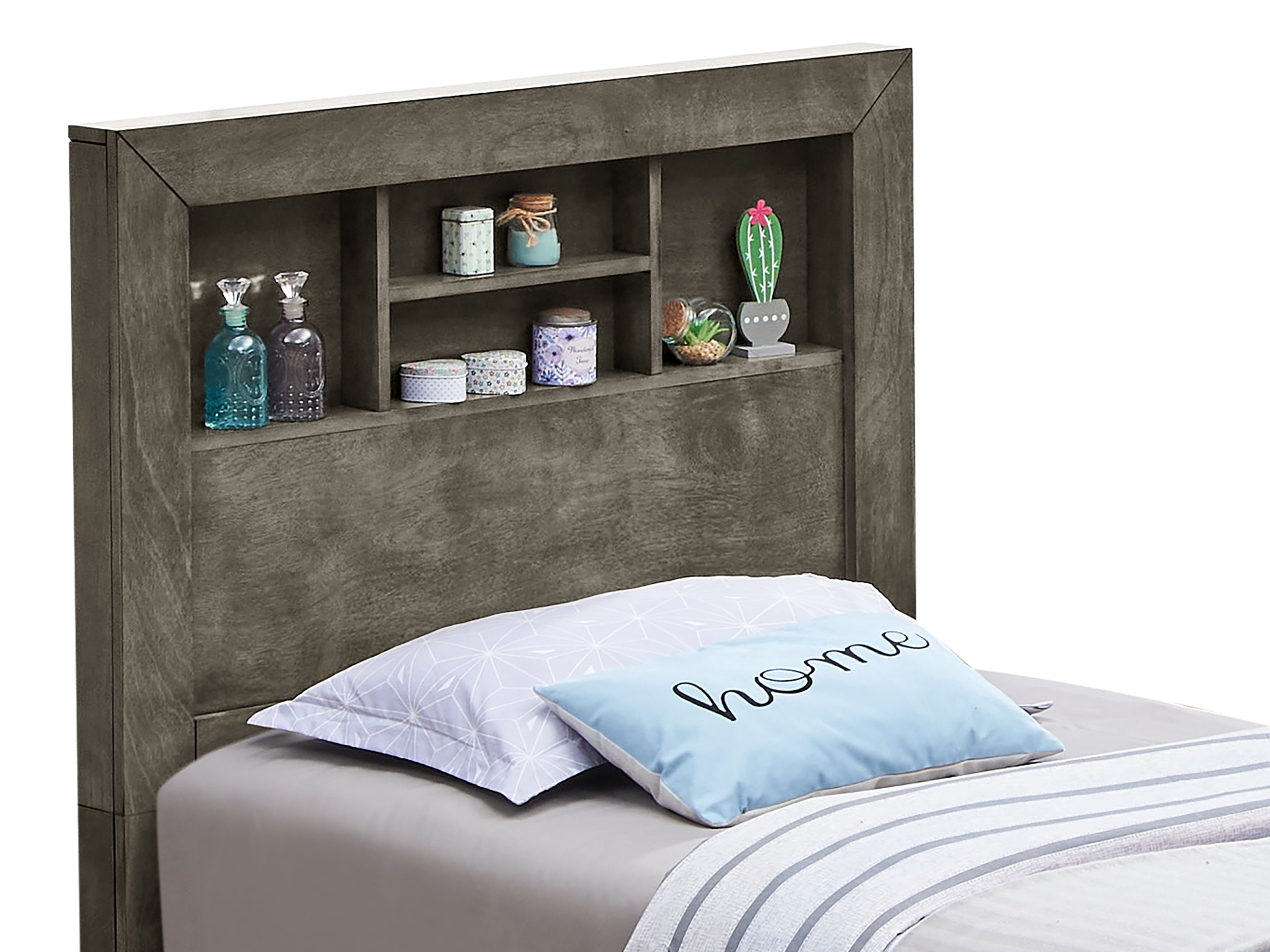 Glory Furniture Burlington Twin Bed in Gray Color