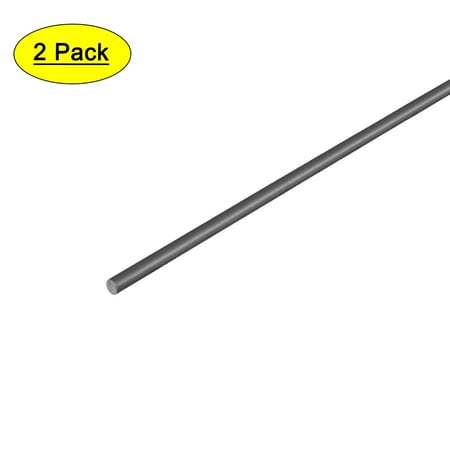 5-Pack Carbon Fiber Rods - 1mm Diameter X 400mm Length, Solid Matte Finish For RC Drones & DIY
