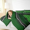 thumbnail image 4 of jejeloiu Waves Vintage Lines Queen Comforter Set,Geometric Stripe Pattern Bedding Sets,Black Green Bedding Comforter Set For Teens,Breathable Home Decor Reversible,3-Piece, 4 of 8