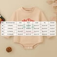 thumbnail image 6 of Mnyotv Baby First Christmas Outfits Sweatshirt Romper Fall Winter Long Sleeve Bodysuits Size 0-3 Months, 6 of 6
