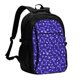 thumbnail image 1 of Balery Beautiful Purple Snowflakes Mochila con carga USB para hombre y mujer - Mochila impermeable y antirrobo para laptop con puerto USB para viajes, trabajo, 1 of 7