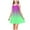 Purple, variant on Vmvidoty Spaghetti Strap Dresses for Girls Summer Flowy Dress Purple 5 Years