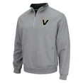 thumbnail image 2 of Men's Colosseum Heather Gray Vanderbilt Commodores Tortugas Quarter-Zip Jacket, 2 of 3