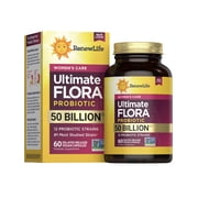 Women's Care Ultimate Flora Probiotic | 60 Vegan Capsules | 50 Billion CFU | by Renew Life