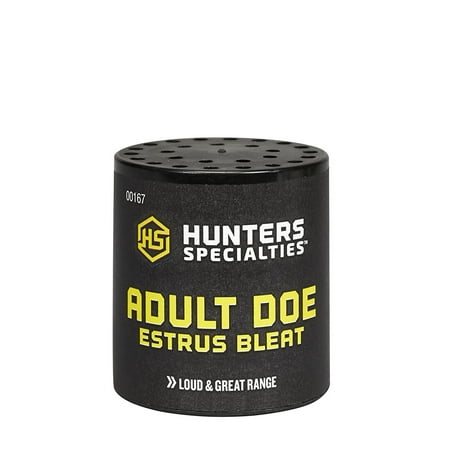 Hunters Specialties Adult Doe Estrus Bleat Deer Calls, 0167 Adult doe estrus By Hunter's
