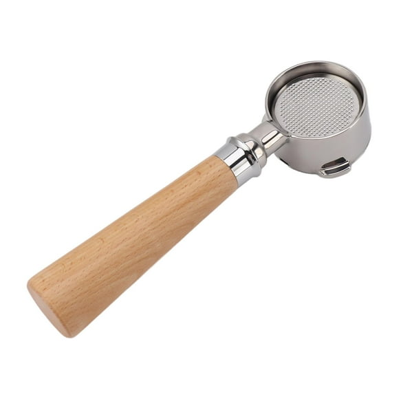 Améliorez Votre Machine à Café avec la Poignée Porte-Filtre 3 Oreilles, Poignée Porte-Filtre à Café Sans Fond en Acier Inoxydable de 51 Mm, Compatible avec Donlim, Pétrus, Ours et Plus Encore