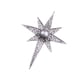 thumbnail image 2 of Broche de Estrella Hugo de aleación y Rhinestone Pin broche, 2 of 8
