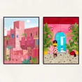 thumbnail image 1 of Набор из 2 постеров "Галерея No.17", 50х70см, 1 of 5