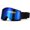Black frame blue col, variant on High Impact Resistance Winter Sports Goggle Plastic Texture Suitable for Ski