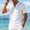 White, variant on Josdec Men's Casual Linen Blend Polo Shirt Half-Zip Short Sleeve Business and Daily Tops for Summer Sizes S-XXL