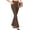 14# Brown, variant on Women's Yoga Dress Pants Casual Straight Leg Work Slacks Stretchy High Waisted Trousers Plus Size Business Clothes Black L