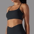 thumbnail image 6 of Women Bras Yoga Wear Bra Breathable Drying Body Shaping Back Fitness Blazer Sports Bras for Women Black L, 6 of 8