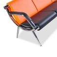 thumbnail image 5 of Office Reception Sofa Set PU Leather 4+3 Pcs Waiting Room Chairs Solon Guest Bench W/2PCS Orange, 5 of 8