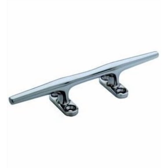 Attwood Corde de Bateau 66010L3 pour Petits Bateaux et Quais; Base Creuse; Longueur 8 Pouces; Résistant à la Corrosion; Argent; Acier Inoxydable; Style Herreshoff; avec Quatre Attaches de 1/4 Pouce; Simple