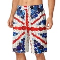 thumbnail image 1 of Wyzesi Compression Shorts Men White Pack Mens Summer Plus Size Pants Pocket Drawstring Loose Casual Sports Running Straight Five Points Shorts Beach Pants, 1 of 5