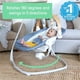 thumbnail image 2 of Ingenuity SimpleComfort Columpio relajante compacto, barra giratoria, asiento giratorio, 6 velocidades, para edades de 0 a 9 meses, hasta 20 libras - Chambray, 2 of 5