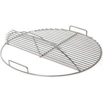 Grill Grates Replacement Parts for SnS 22 Inch Grills EasySpin Charcoal Grill, Hinged Opening 2-Zone Cooking Grate for SnS Grill Accessories, Stainless Steel Cooking Grid for Backyard