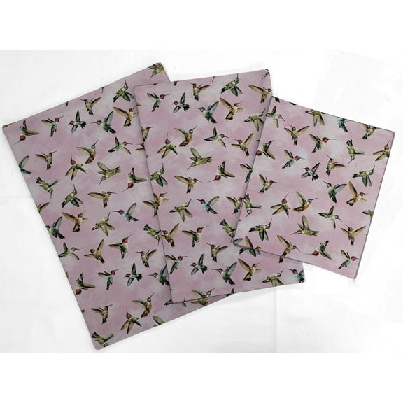 Hummingbirds Countertop Appliance Slider Mats by Penny's Needful Things (Pink) 3-Pack