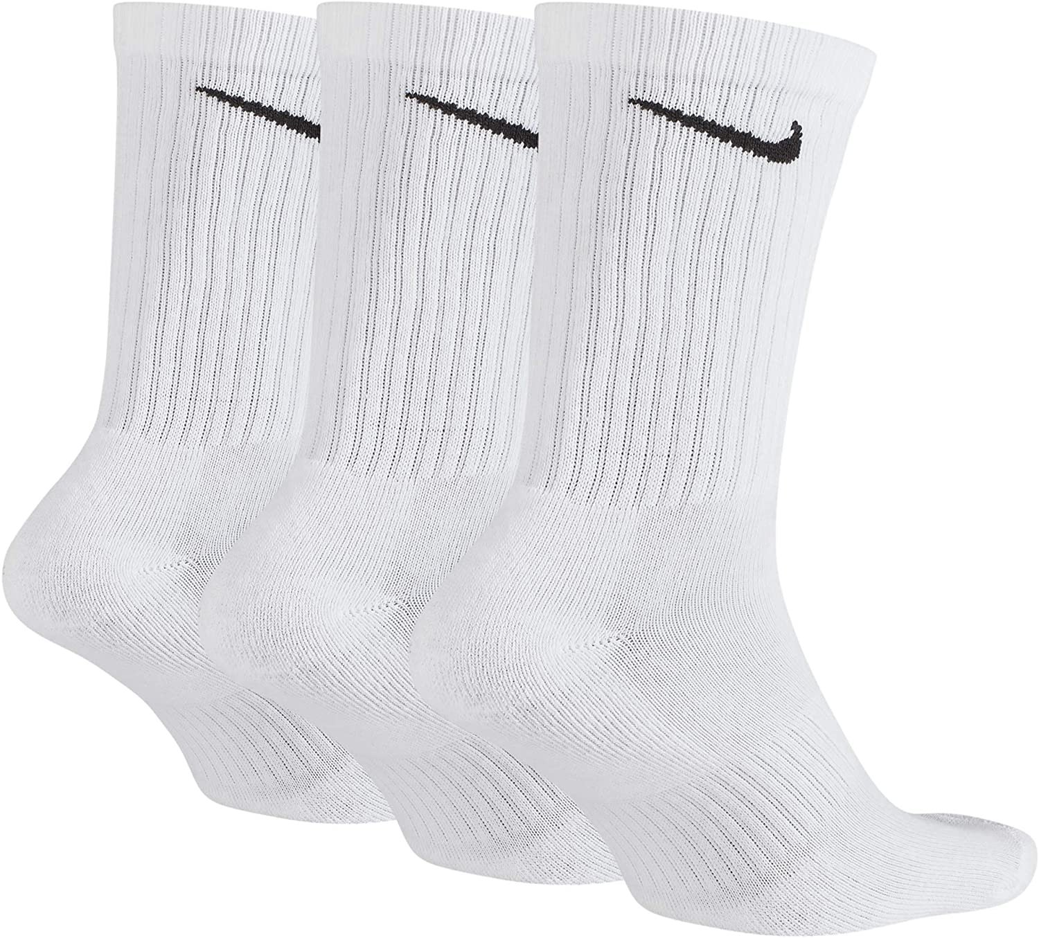 Nike Everyday Plus Men's Dri-FIT Cushion Crew Training Socks 3-Pack White photo 5