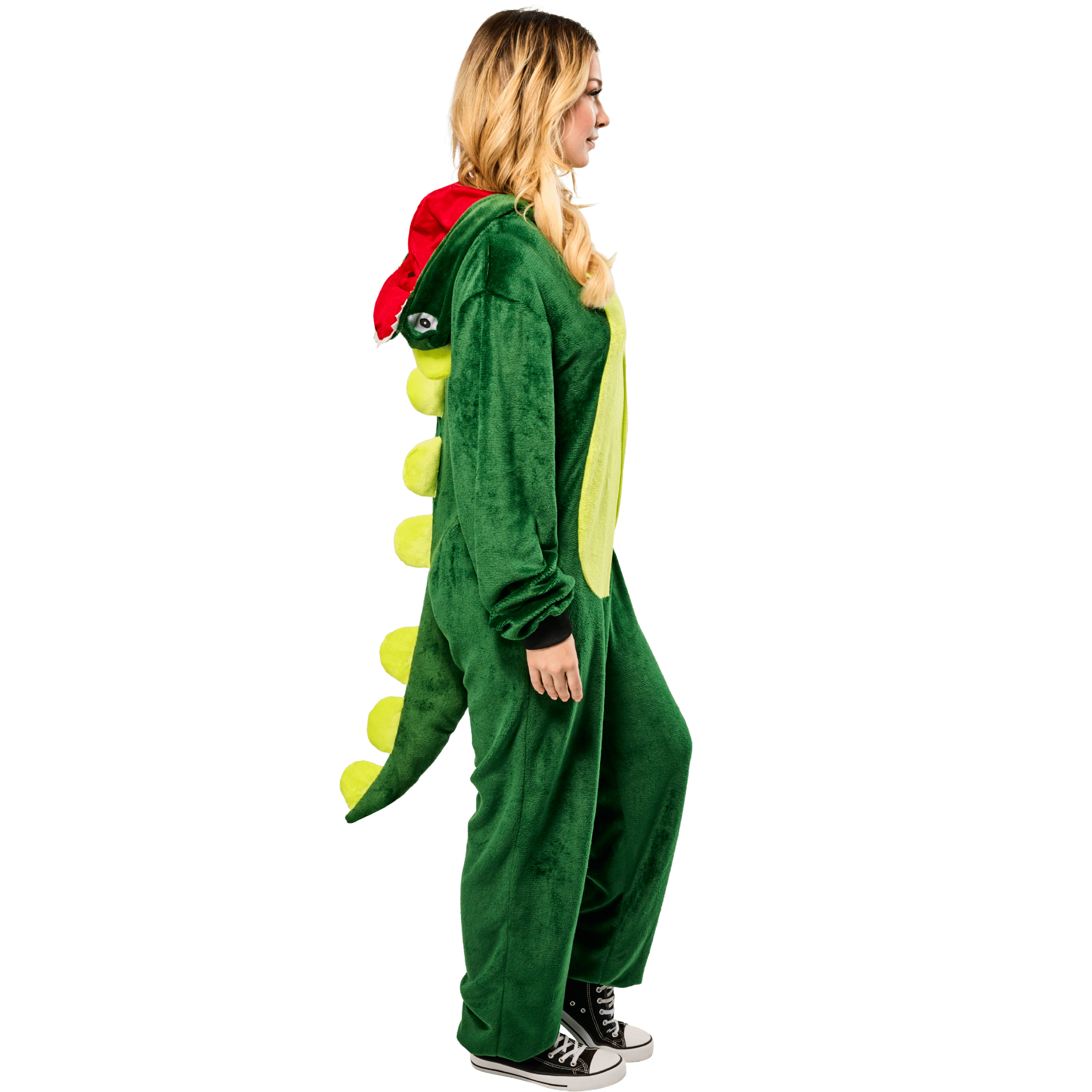 Dinosaur Halloween Costume for Adults, Adult Size L (36-42), by Way to Celebrate